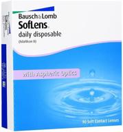 contact lenses bausch & lomb soflens daily disposable, 90 pcs., r 8.6, d -7 logo
