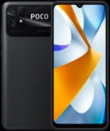 смартфон xiaomi poco c40 3/32 gb ru, две nano sim-карты, цвет - charged black. логотип