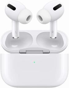 apple airpods pro magsafe ru wireless headphones, white logo