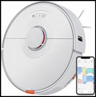 robot vacuum cleaner roborock s7 ru, white логотип