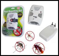 ultrasonic insect and rodent repeller / mouse trap insect rodent cockroach mice logo