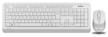 keyboard + mouse set a4tech fstyler fg1010, white logo