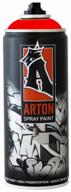 arton paint, a305 classic red, matte, 400 ml logo