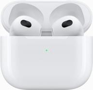 wireless headphones apple airpods 3 magsafe charging case, white логотип