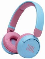 jbl jr310bt children's wireless headphones, blue logo