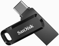 sandisk ultra dual drive go usb type-c 128 gb, 1 pc. black - high-speed storage solution for your usb type-c devices логотип