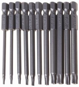 img 4 attached to 🔧 Magnetic Hex Shank TORX Bits Set (11pcs) - 75mm A-market