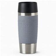 термокружка emsa travel mug classic, 0.36 л, серый логотип