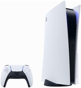 game console sony playstation 5 825 gb ssd, white/black logo