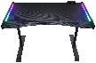 cougar game table mars 120, wxdxh: 125x74x81 cm, color: black logo