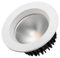 светильник arlight ltd-105wh-frost-9w day white 110deg, led, 9 вт, 4000, нейтральный белый, цвет арматуры: белый логотип