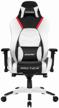 gaming chair akracing arctica, upholstery: imitation leather, color: black/white logo