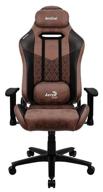 computer chair aerocool duke gaming, upholstery: faux leather/textile, color: punch red логотип