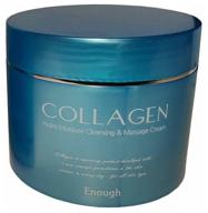 enough collagen hydro moisture cleansing and massage collagen 300 ml 400 g logo