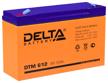 delta battery dtm 612 6v 12 ah logo