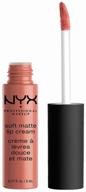 nyx professional makeup жидкая помада для губ soft matte lip cream, оттенок zurich 14 логотип