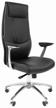 chairman vista executive computer chair, upholstery: imitation leather, color: black logo