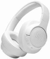 jbl tune 760nc wireless headphones, white logo