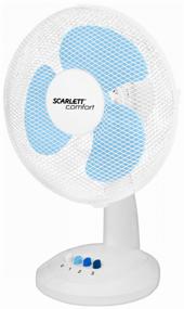 img 4 attached to Table fan Scarlett SC-DF111S07, white