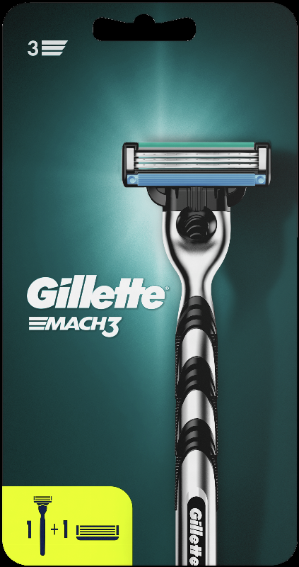 Gillette Mach3 Razor Blades Men, Pack of 12 Razor Blade Refills, Stronger  Than Steel Blades, Enhanced Lubrastrip, XXL, Packaging May Vary