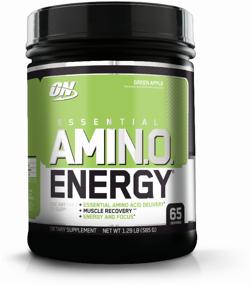 img 4 attached to Amino acid complex Optimum Nutrition Essential Amino Energy, green apple, 585 gr.