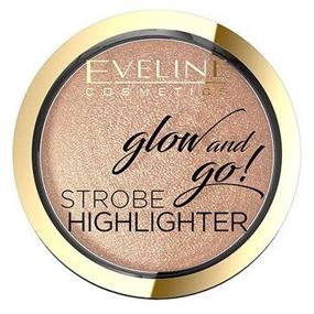 img 4 attached to Eveline Cosmetics Glow And Go Baked Highlighter, 02-Gentle Gold