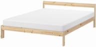 🛏️ ikea neiden bed - 195x139 cm - pine color - sleeper 190x135 cm логотип