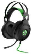 🎮 hp pavilion gaming headset 600: sleek black/green design for immersive gaming experience логотип