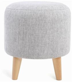 img 4 attached to Pouffe frame round Nrava Home Milano 350x350x380