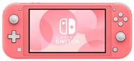 game console nintendo switch lite 32 gb, coral logo