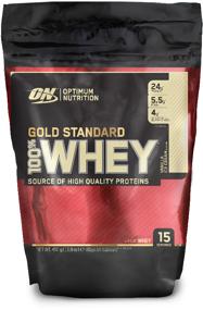 img 4 attached to Optimum Nutrition 100% Whey Gold Standard Protein, 454g, Vanilla Ice Cream