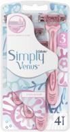 🪒 venus simply 3 razors, pack of 4 логотип