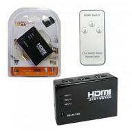 hdmi video switcher 3 input 1 output 3t01 switch with remote control logo