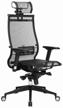 computer chair matt samurai black edition office, upholstery: textile, color: black logo
