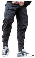 street style sports trousers / men's sports trousers / black (m) / inache логотип