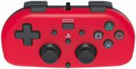 gamepad hori horipad mini for ps4, red логотип