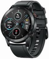 honor magicwatch 2 smartwatch 46mm charcoal black logo