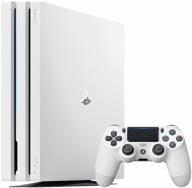 game console sony playstation 4 pro 1000 gb hdd, white логотип