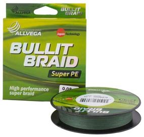 img 3 attached to Плетеный шнур ALLVEGA BULLIT BRAID d=0.16 мм, 135 м, 10.2 кг, dark green, 1 шт.