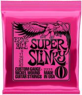 ernie ball струны ernie ball super slinky 9-42 (2223) логотип