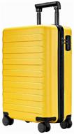 ninetygo rhine luggage 24" yellow logo