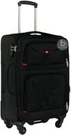 woven 4 wheel suitcase / luggage / medium m / 85l / durable and waterproof / fabric logo
