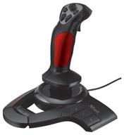 джойстик trust gxt 555 predator joystick, черный/красный логотип