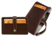 case for cards made of genuine leather fsk-s brown apache rfid logo