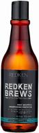 🌿 revitalize and strengthen: redken brews mint shampoo for hair and scalp logo