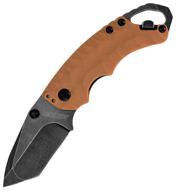 🔪 kershaw shuffle knife ii tan: versatile & practical multifunctional tool for everyday use логотип