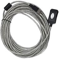 aopen usb to usb extension cable (acu823), 10 m, transparent logo