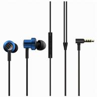 🎧 xiaomi double dynamic earphone sdqej06wm: immersive blue headphones for superior audio experience logo