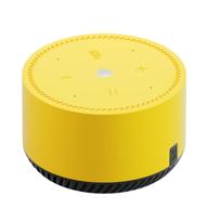 smart speaker yandex station light with alice, yellow lemon, 5w logo