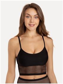 img 4 attached to Sports bra top, with inserts Alla Buone Franchezza Alla Buone 7011AB-black-44